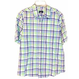 Children’s Place  Plaid Poplin Button Up Shirt - Sweet Pea Size Boys Large Lot 5